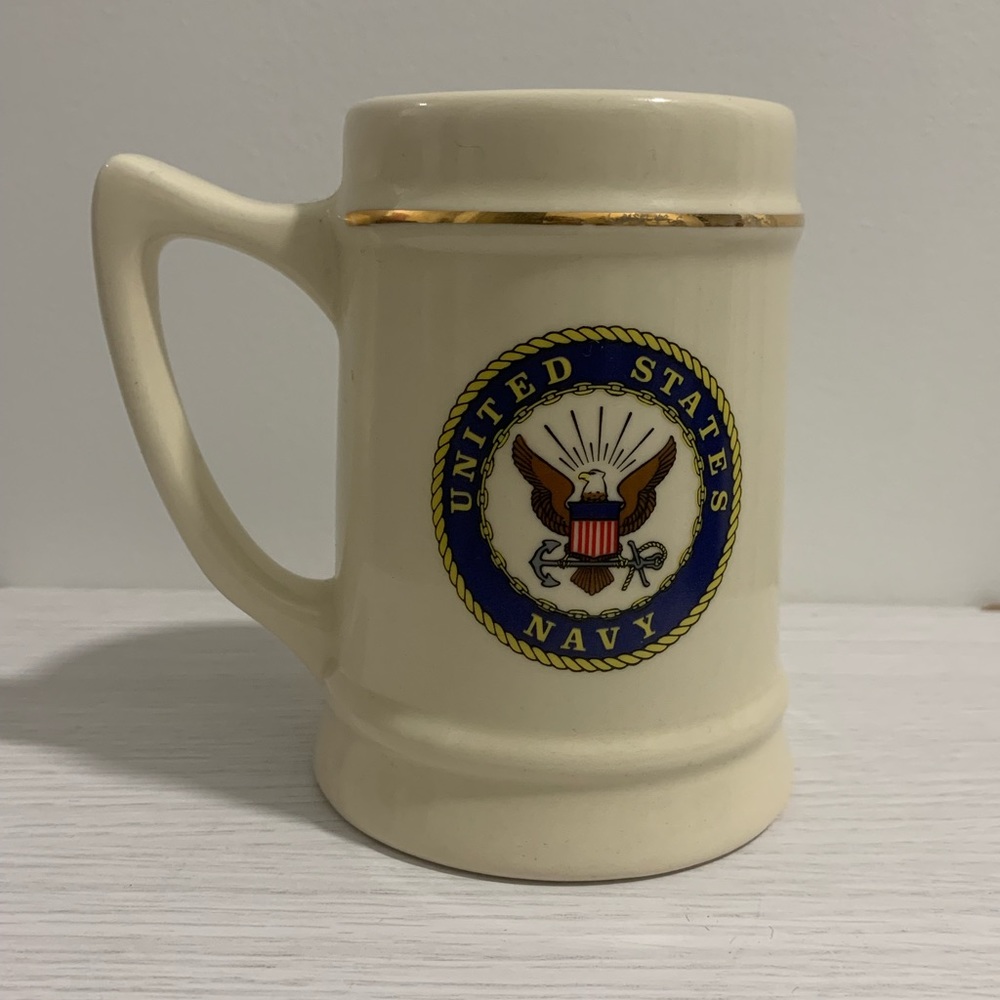 Vintage Mil Art China Mug/Stein